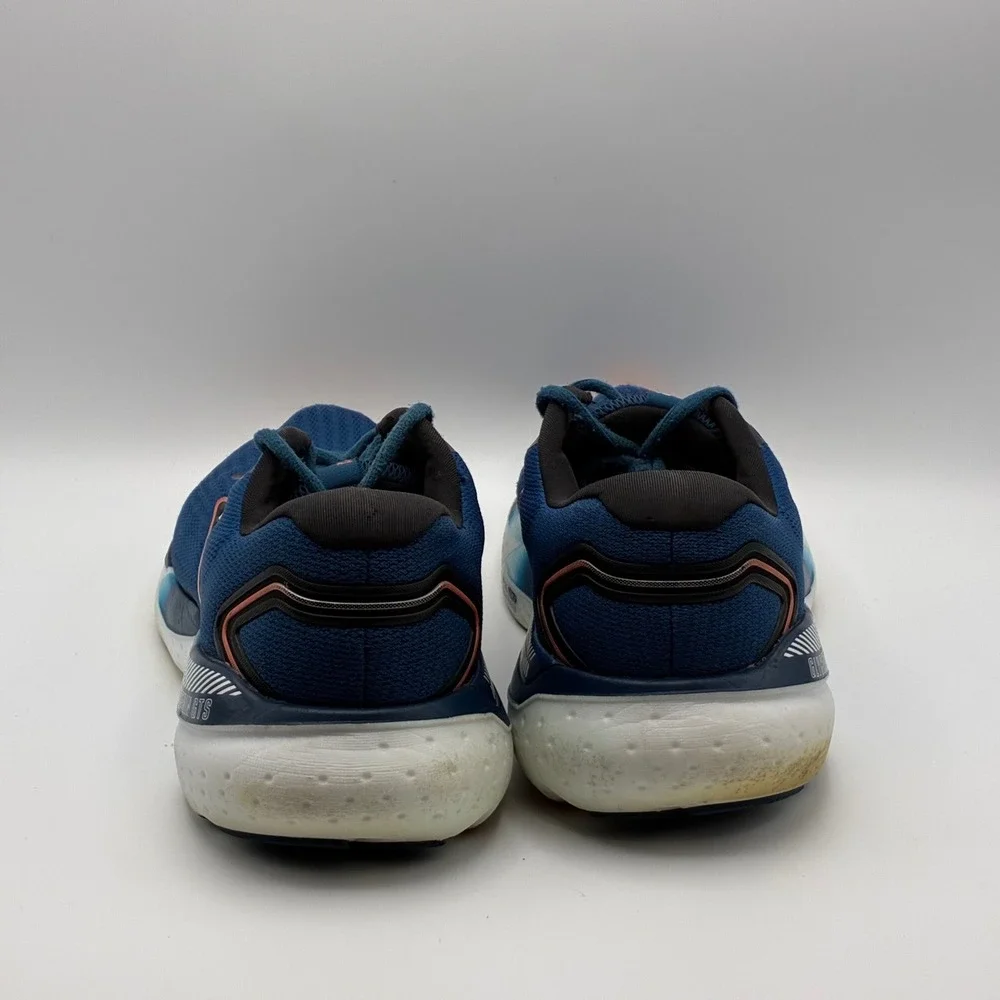 Brooks Glycerin GTS 21 Men Size 10 Blue Running Shoes 1104201D474